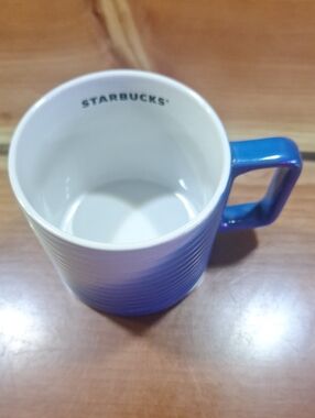 Starbucks Coffee Mug Blue And White 2022